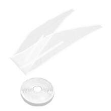 2Pcs Home Use White Air Conditioning Vent Cover with Integrated Zipper