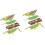 2 Sets Grasshopper Growth Cycle Educational Toy Cognitive Model 5