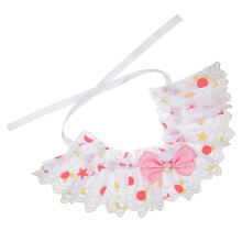 2St Kattenhalsband Roze Kant, Met , Pup En Kitten