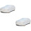 2Pcs Silver Car Summer Sunscreen Cover Durable Dustproof Protection 6