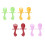 8Sets Baby Bestekset Materiaal Comfortabel Grip 9