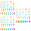 3Sets Plastic Conch Decoraties Acryl Materialen Voor Kinderen Creatief 7
