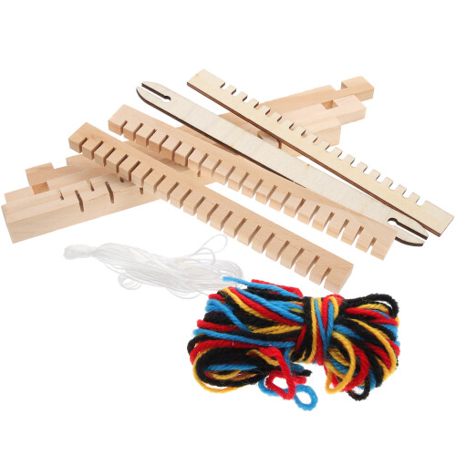 2 Sets Handgemaakt Mini Weefgetouw Intellectueel Speelgoed 1