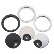 3St Zinc Alloy Kabeldoorvoer Organizer Voor Thuis Office