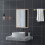 Homcom (L) HOMCOM Wall Bathroom Mirror for Home Decor, Vanity Mirror 7