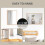 Homcom (L) HOMCOM Wall Bathroom Mirror for Home Decor, Vanity Mirror 5