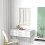 Homcom (L) HOMCOM Wall Bathroom Mirror for Home Decor, Vanity Mirror 8