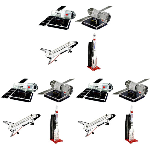 12St Duurzaam Space Shuttle Model Papier 3D Voor Kinderen 1