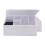 White Barber Scissors Holder Box with MultiCompartment Hairdressing Tools Organizer Stand 1