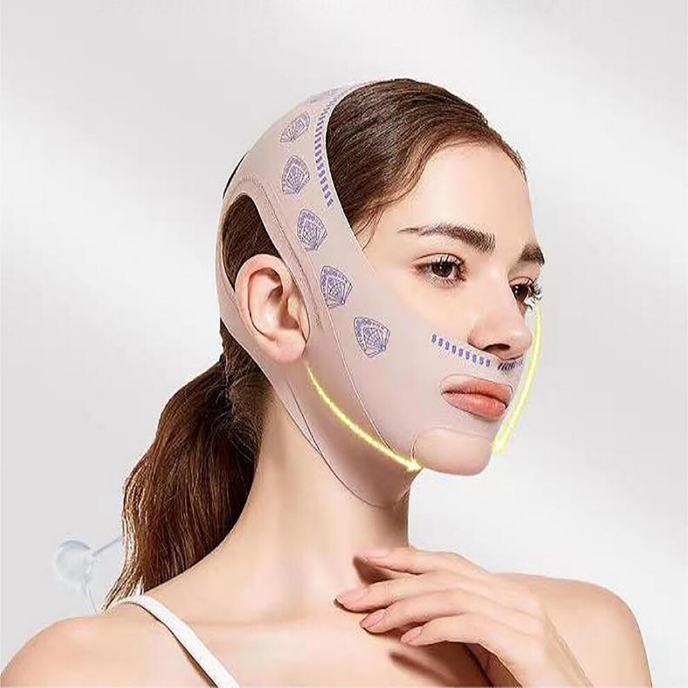Face Slimming Strap Double Chin Reducer V Line Lifting Belt with Adjustable for Skin Tightening
