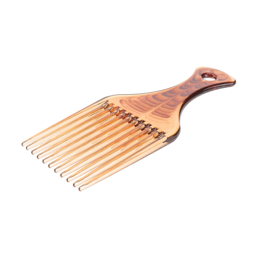 Hair Pick Comb for Women with Root Lift and Frizz Reduction, Ergonomic Coffee Styling Tool