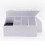 White Barber Scissors Holder Box with MultiCompartment Hairdressing Tools Organizer Stand 3