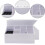 White Barber Scissors Holder Box with MultiCompartment Hairdressing Tools Organizer Stand 4