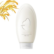Fermented Rice Hair Mask and Cream for Frizz Control and Deep Hydration, Smooth Styling for All Hair Types