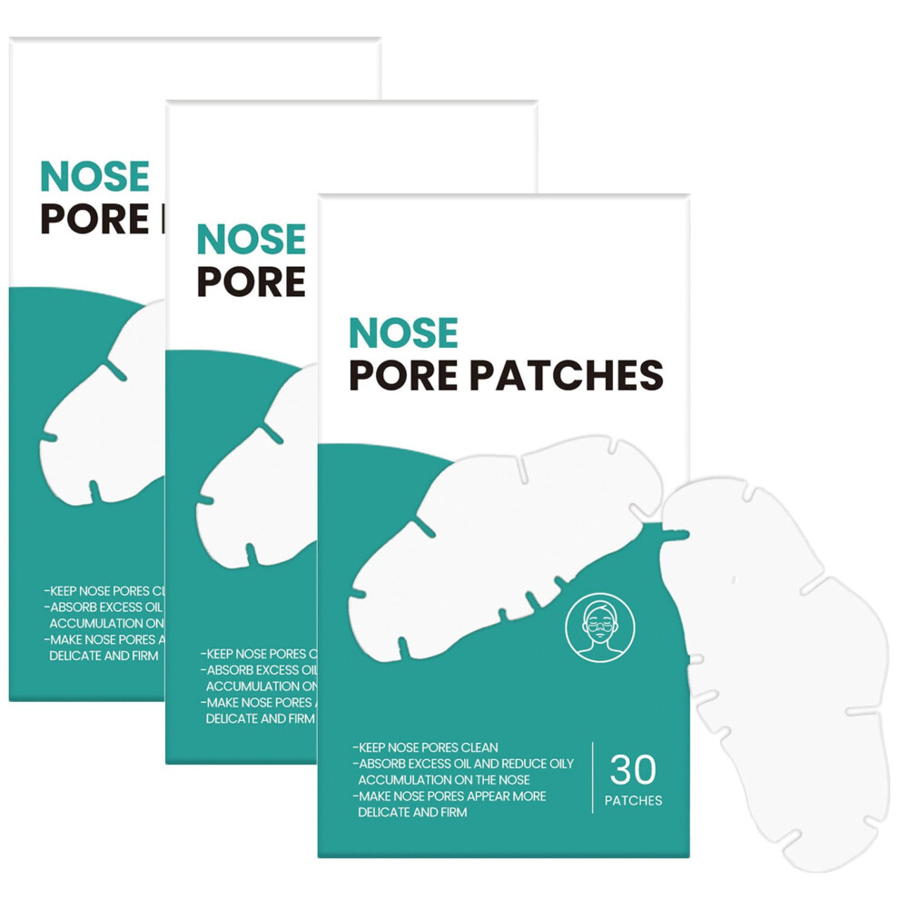 Blackhead Remover Nose Strips, 90pcs Hydrocolloid Pore Cleansing Patches, Deep Clean and Oil Control