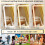 14.5 Inch Rechargeable Lighted Makeup Mirror, Vanity with Touch Control, 3 Modes, Dimmable, Memory, White 2
