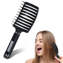 Detangling Vented Hair Brush for Wet and Dry Hair with Nylon Bristles and Root Lift Styling