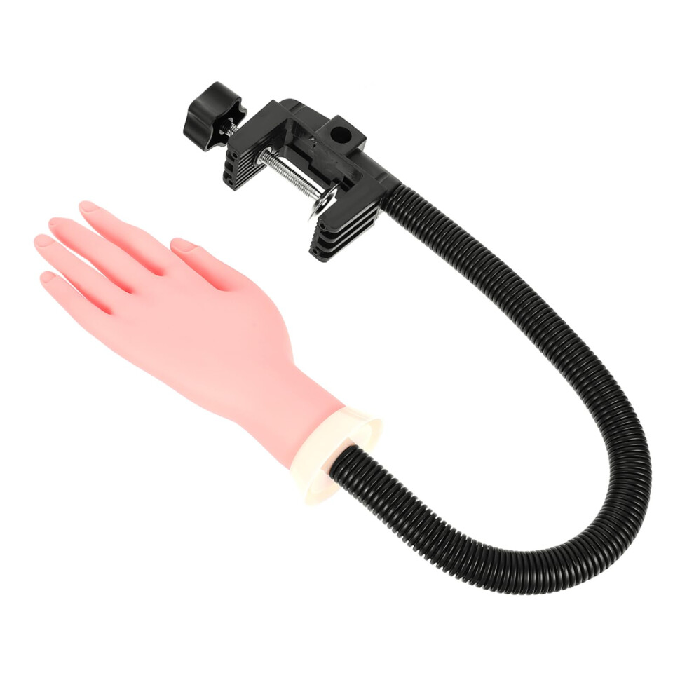Nail Practice Hand with Adjustable Finger Positions, Realistic Model for Manicure Training