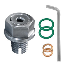 Oil Drain Plug Kit M12.11.75 x15mm Self Tapping Oversize Plug with ORing for Car Motorcycle