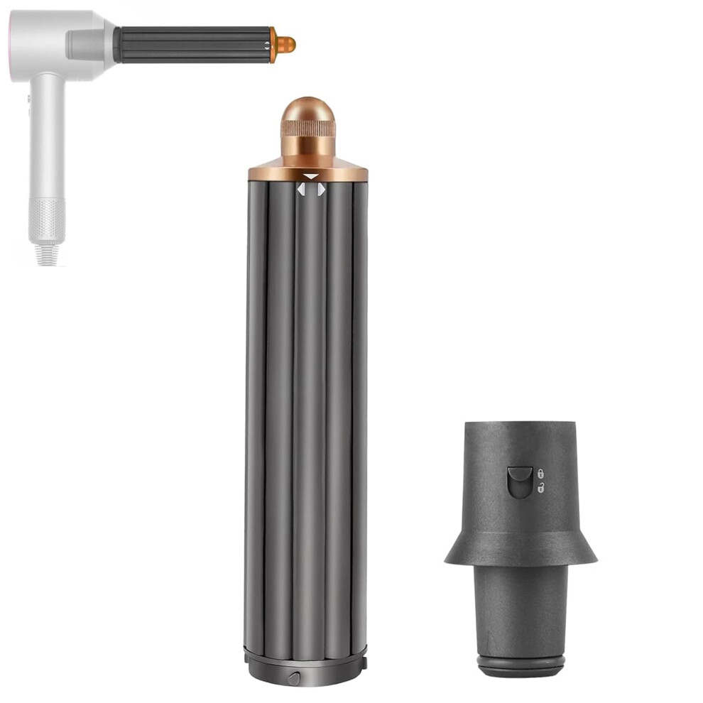 40mm 2in1 Curling Attachment Barrel for MediumLarge Curls Gold for Dyson Airwrap HD01HD08