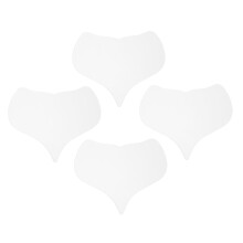 Silicone Chest Pads Anti Wrinkle Reusable Décolleté Patches Comfortable Fit Overnight Use 4pcs