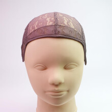 3 Pcs Adjustable Wig Making Caps with Removable Oil Paper, Breathable Mesh Design, Brown MQ002