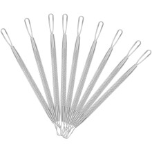 Blackhead Removal Tool Set, 7 Piece Stainless Steel DoubleEnded Pimple Extractor Kit for Home Use, Assorted Colors
