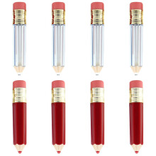 32Stk Lippenstift Behälter Kunststoff Bunt Set Reusable Für Kosmetik