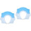 2Stk Elastische Kinder Duschhaube 4
