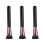 3Stk Kosmetik Set Schwarz Make-Up Foundation Profi 4