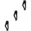 3Stk Schwarze Skiing Pants Damen Softshell Leicht 5