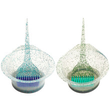 2 Sets Hair Dye Brush And Bowl For Diy Coloring