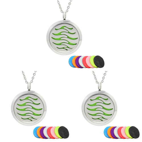 3Stk Diffuser Locket Aromatherapie Designs 1