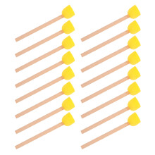 400Pièces Pinceaux Éponge Bois Pour Arts Loisirs Enfants