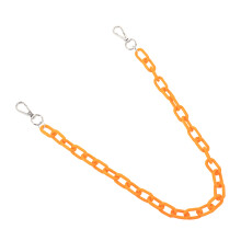 3Stk Stylische Hosenkette, Orange Acrylic Chain Für Jeans Hosen