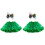 2Pièces Jupe De Danse Verte En Tulle, , Premium 2