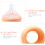 1Pièces - Ppsu Large Portable Couleur Rose 5