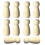 12 Pièces Poupées En Bois Diy Décoratives Miniatures 8