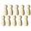 12 Pièces Poupées En Bois Diy Décoratives Miniatures 10
