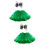 2Pièces Jupe De Danse Verte En Tulle, , Premium 5