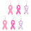 9Paires Boucles D'oreilles Cancer Sein Cuir Élégantes 1