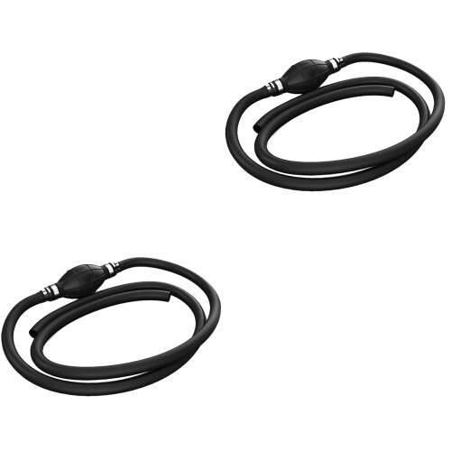 2Pièces Siphon Main Pour Carburant Avec Tuyau 2