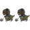 2Pièces Jouet Enfant Animal Décor Et Jeu 2