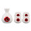 1Set Creative Pink Ceramic Sake Pot Cup Set Perfect Wine Serving 1