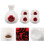 1Set Creative Pink Ceramic Sake Pot Cup Set Perfect Wine Serving 7