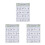 3Pcs Creative Design Trumpet Chord Chart for Beginner Training 6