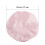 2Pièces Bonnet Rose Satiné Ajustable Pour Enfants 2