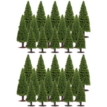 90 Pcs Mixed Pine Model Tree For Train Scenery Architecture