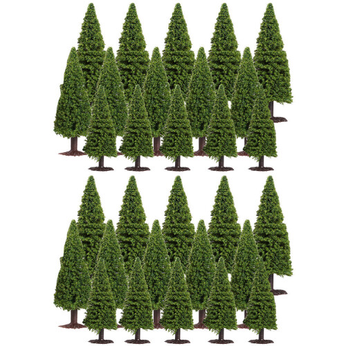 90 Pcs Mixed Pine Model Tree For Train Scenery Architecture