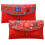 4Pcs Red Fabric Chinese Wedding Envelopes Assorted Colors for Home Use 2